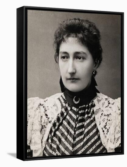 Portrait of Princess Clementine of Belgium (1872-1955)-French Photographer-Framed Stretched Canvas