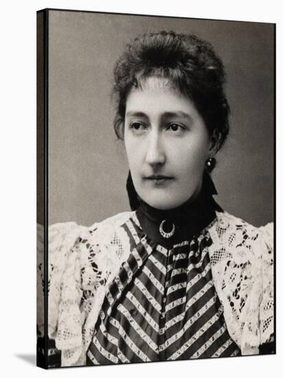 Portrait of Princess Clementine of Belgium (1872-1955)-French Photographer-Stretched Canvas