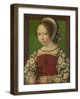 Portrait of Princess Dorothea of Denmark (1520-158), Ca 1530-Jan Gossaert-Framed Giclee Print