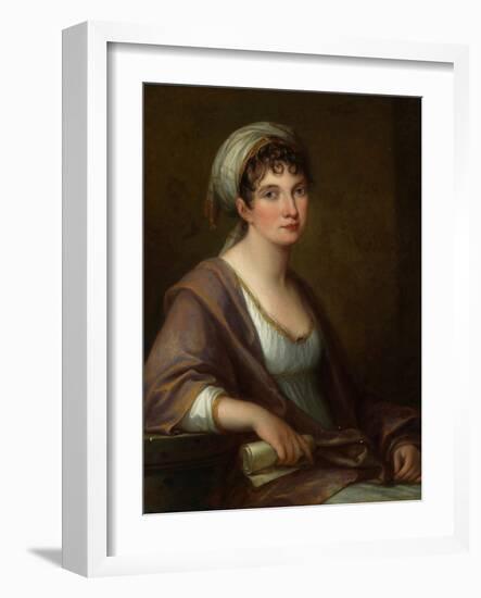 Portrait of Princess Franziska Von Kaunitz-Rietberg, 1805 (Oil on Canvas)-Angelica Kauffman-Framed Giclee Print