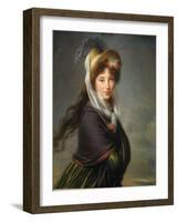 Portrait of Princess Irina Ivanovna Vorontsova, Née Izmaylova (1768-184), Ca 1797-Marie Louise Elisabeth Vigée-Lebrun-Framed Giclee Print