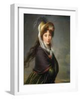 Portrait of Princess Irina Ivanovna Vorontsova, Née Izmaylova (1768-184), Ca 1797-Marie Louise Elisabeth Vigée-Lebrun-Framed Giclee Print