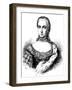 Portrait of Princess Isabella of Parma (1741-176), Archduchess of Austria, 1861-null-Framed Giclee Print