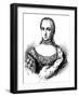 Portrait of Princess Isabella of Parma (1741-176), Archduchess of Austria, 1861-null-Framed Giclee Print