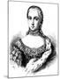 Portrait of Princess Isabella of Parma (1741-176), Archduchess of Austria, 1861-null-Mounted Giclee Print