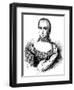 Portrait of Princess Isabella of Parma (1741-176), Archduchess of Austria, 1861-null-Framed Giclee Print