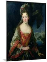 Portrait of Princess Louise-Hippolyte-Jean-Baptiste van Loo-Mounted Giclee Print