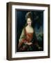 Portrait of Princess Louise-Hippolyte-Jean-Baptiste van Loo-Framed Giclee Print