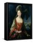 Portrait of Princess Louise-Hippolyte-Jean-Baptiste van Loo-Framed Stretched Canvas