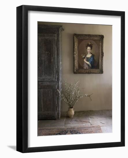 Portrait of Princess Louise-Marie Stuart-Francois de Troy-Framed Photographic Print