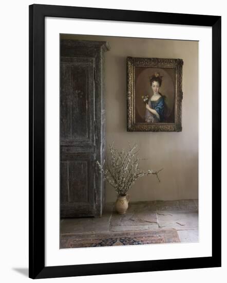 Portrait of Princess Louise-Marie Stuart-Francois de Troy-Framed Photographic Print