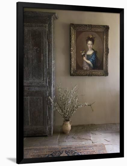 Portrait of Princess Louise-Marie Stuart-Francois de Troy-Framed Photographic Print