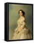 Portrait of Princess Louise of Prussia, 1856-Franz Xaver Winterhalter-Framed Stretched Canvas