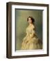 Portrait of Princess Louise of Prussia, 1856-Franz Xaver Winterhalter-Framed Premium Giclee Print