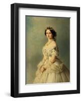 Portrait of Princess Louise of Prussia, 1856-Franz Xaver Winterhalter-Framed Premium Giclee Print