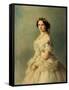 Portrait of Princess Louise of Prussia, 1856-Franz Xaver Winterhalter-Framed Stretched Canvas