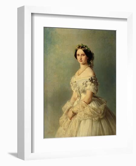 Portrait of Princess Louise of Prussia, 1856-Franz Xaver Winterhalter-Framed Giclee Print