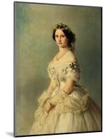 Portrait of Princess Louise of Prussia, 1856-Franz Xaver Winterhalter-Mounted Giclee Print