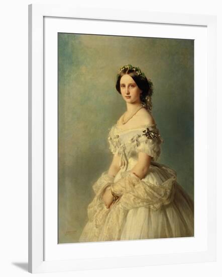 Portrait of Princess Louise of Prussia, 1856-Franz Xaver Winterhalter-Framed Giclee Print