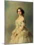 Portrait of Princess Louise of Prussia, 1856-Franz Xaver Winterhalter-Mounted Giclee Print