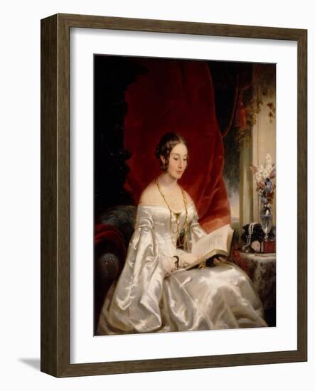 Portrait of Princess Maria Ivanovna Kochubey, Née Baryatinskaya (1818-184), 1840s-Christina Robertson-Framed Giclee Print