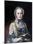 Portrait of Princess Maria Josepha of Saxony-Maurice Quentin de La Tour-Mounted Giclee Print