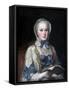 Portrait of Princess Maria Josepha of Saxony-Maurice Quentin de La Tour-Framed Stretched Canvas
