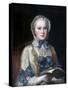 Portrait of Princess Maria Josepha of Saxony-Maurice Quentin de La Tour-Stretched Canvas