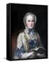 Portrait of Princess Maria Josepha of Saxony-Maurice Quentin de La Tour-Framed Stretched Canvas