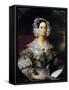 Portrait of Princess Marie of Orleans, 1839-Frederic Mialhe-Framed Stretched Canvas