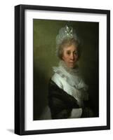 Portrait of Princess Natalya Petrovna Galitzine (1741-183), 1800S-Vladimir Lukich Borovikovsky-Framed Giclee Print