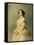 Portrait of Princess of Baden, 1856-Franz Xaver Winterhalter-Framed Stretched Canvas