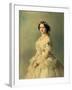 Portrait of Princess of Baden, 1856-Franz Xaver Winterhalter-Framed Giclee Print