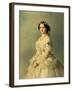 Portrait of Princess of Baden, 1856-Franz Xaver Winterhalter-Framed Giclee Print