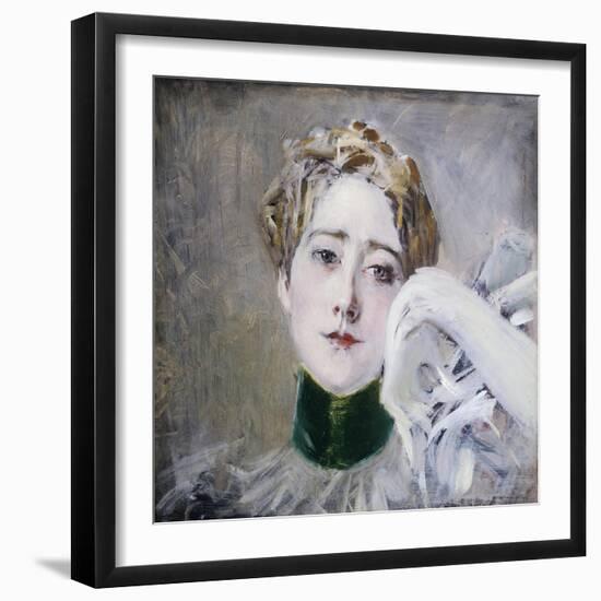 Portrait of Princess of Isenburg Birstein-Giovanni Boldini-Framed Giclee Print