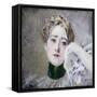 Portrait of Princess of Isenburg Birstein-Giovanni Boldini-Framed Stretched Canvas