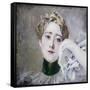 Portrait of Princess of Isenburg Birstein-Giovanni Boldini-Framed Stretched Canvas