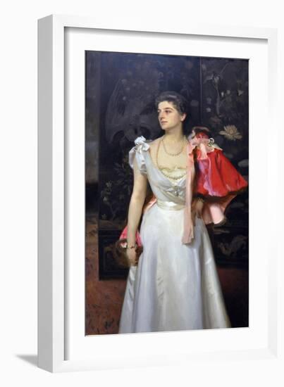 Portrait of Princess Sophie Illarionovna Demidoff (1871-195), Née Vorontsova-Dashkova, 1895-1897-John Singer Sargent-Framed Giclee Print