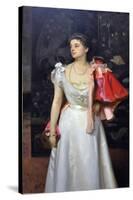 Portrait of Princess Sophie Illarionovna Demidoff (1871-195), Née Vorontsova-Dashkova, 1895-1897-John Singer Sargent-Stretched Canvas