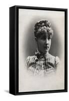 Portrait of Princess Stephanie of Belgium (1864-1945)-French Photographer-Framed Stretched Canvas