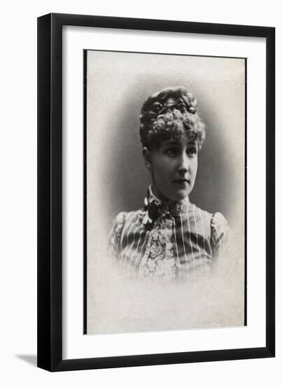 Portrait of Princess Stephanie of Belgium (1864-1945)-French Photographer-Framed Giclee Print