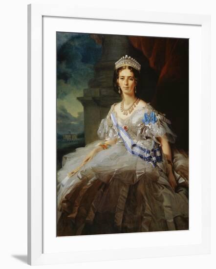 Portrait of Princess Tatiana Yusupova, 1858-Franz Xaver Winterhalter-Framed Giclee Print