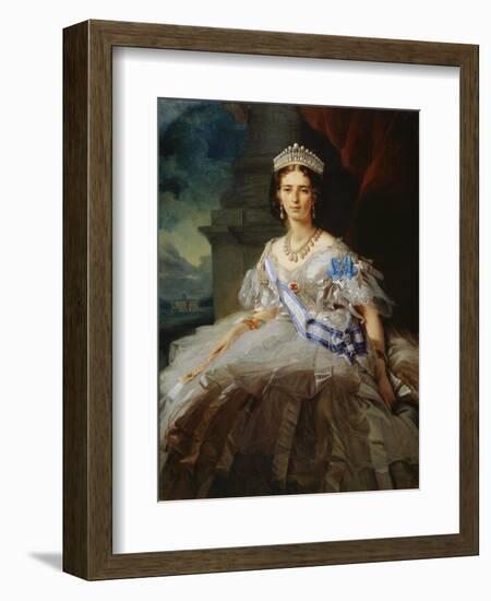 Portrait of Princess Tatiana Yusupova, 1858-Franz Xaver Winterhalter-Framed Giclee Print