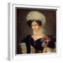 Portrait of Princess Tatyana Vasilyevna Golitsyna (1783-184), 1830S-François Nicolas Riss-Framed Giclee Print