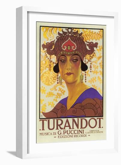 Portrait of Princess Turandot-null-Framed Photographic Print