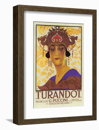 Portrait of Princess Turandot-null-Framed Photographic Print