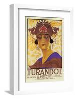 Portrait of Princess Turandot-null-Framed Photographic Print