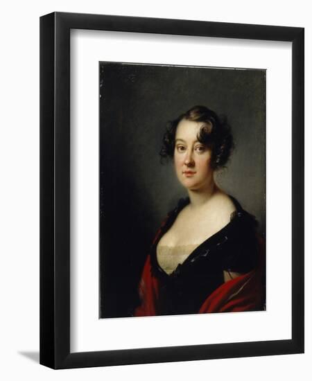 Portrait of Princess Yelena Mikhaylovna Galitzine (1776-185), 1815-Orest Adamovich Kiprensky-Framed Giclee Print