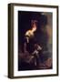 Portrait of Princess Zinaida Alexandrovna Volkonskaya (1792-186) in the Habit of Tancred-Fyodor Antonovich Bruni-Framed Giclee Print