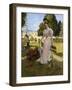 Portrait of Princess Zinaida Yusupova with Two Sons at Arkhangelskoye, 1894-Francois Flameng-Framed Giclee Print